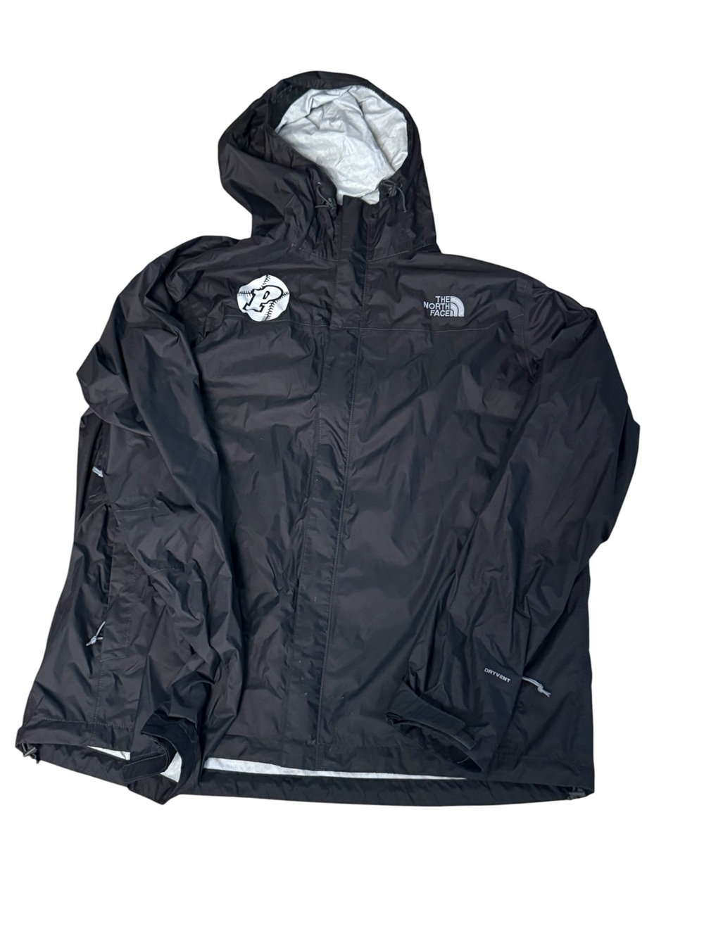 The North Face Dry Vent Men's Black Hooded Rain Jacket Size XL
